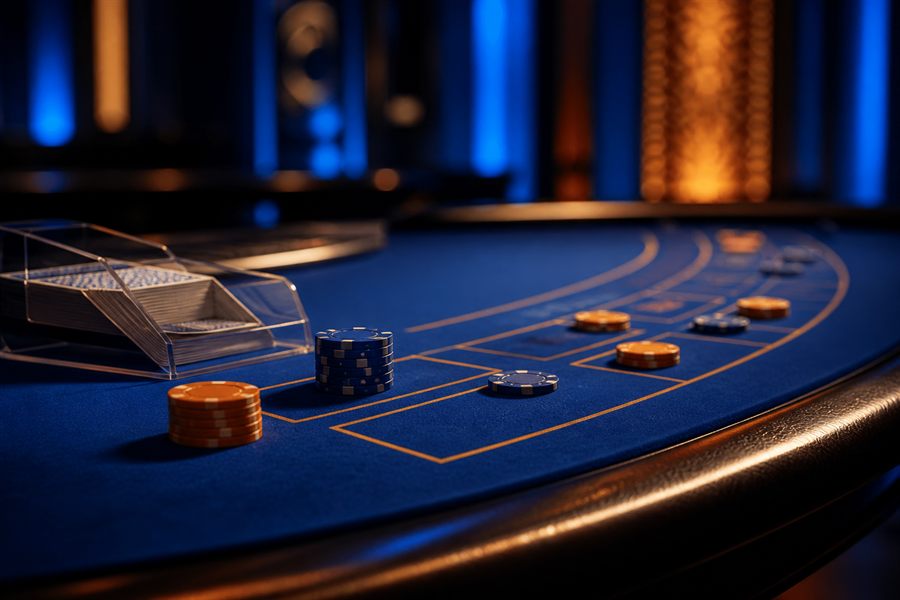 Krupiérka s kartami - baccarat live